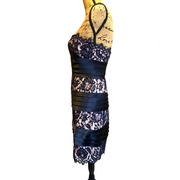 BCBGMAXAZRIA Lace Strapless Cocktail Dress Women’s Size 0 - Picture 3 of 16